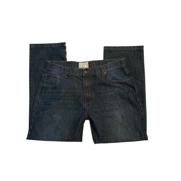 VGUC Colours Alexander Julian Men's Blue Jeans Poly/Cotton Blend Size 38x30 - Picture 2 of 5